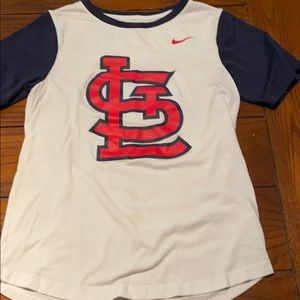 Nike women’s mesh sleeved STL Cardinals top